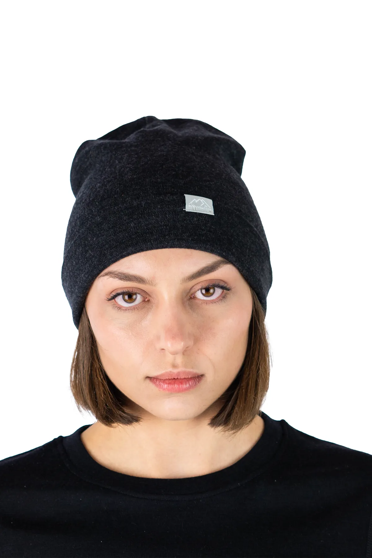 Adult Beanie Charcoal Grey - Image 2
