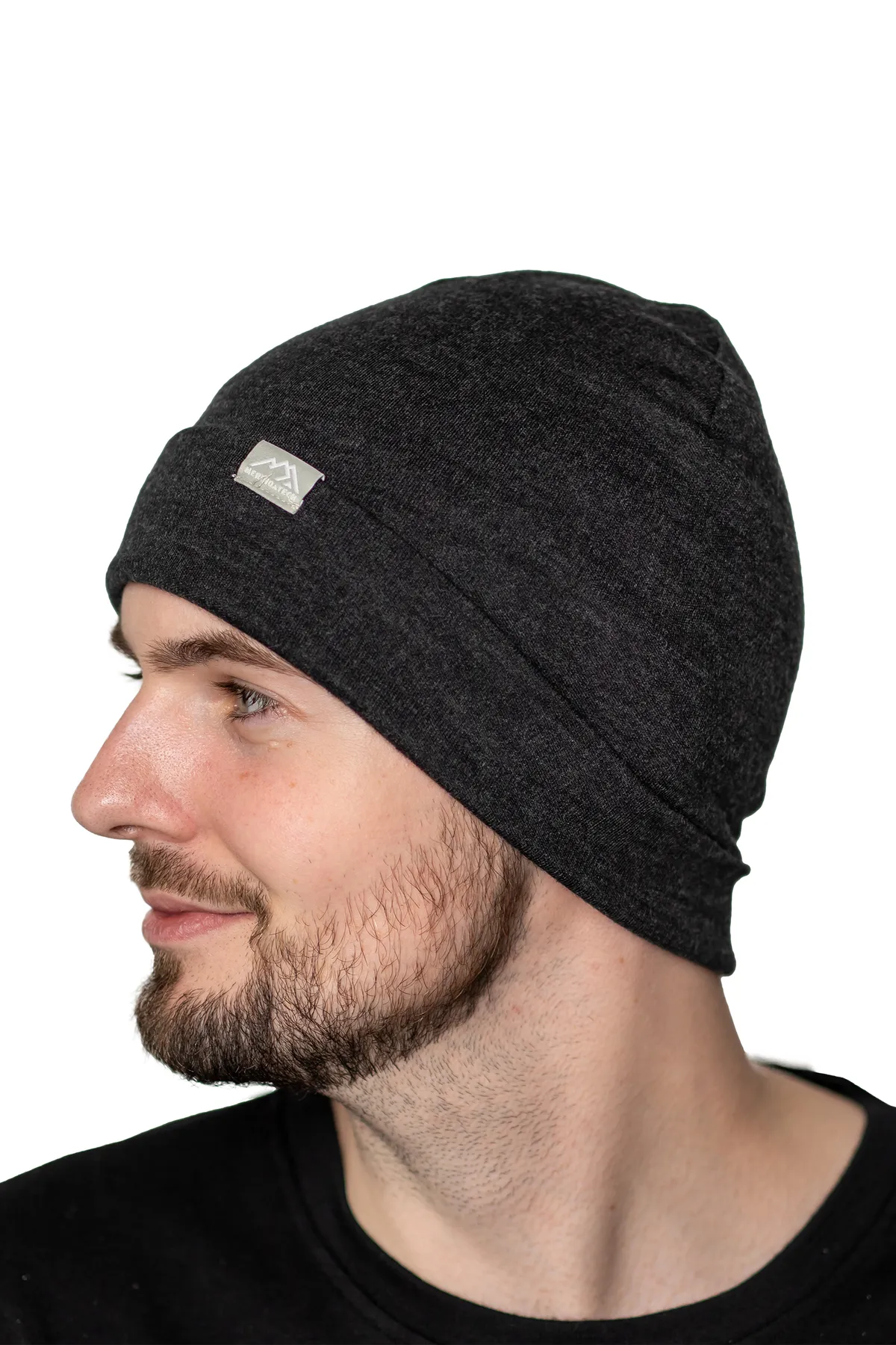 Adult Beanie Charcoal Grey - Image 4