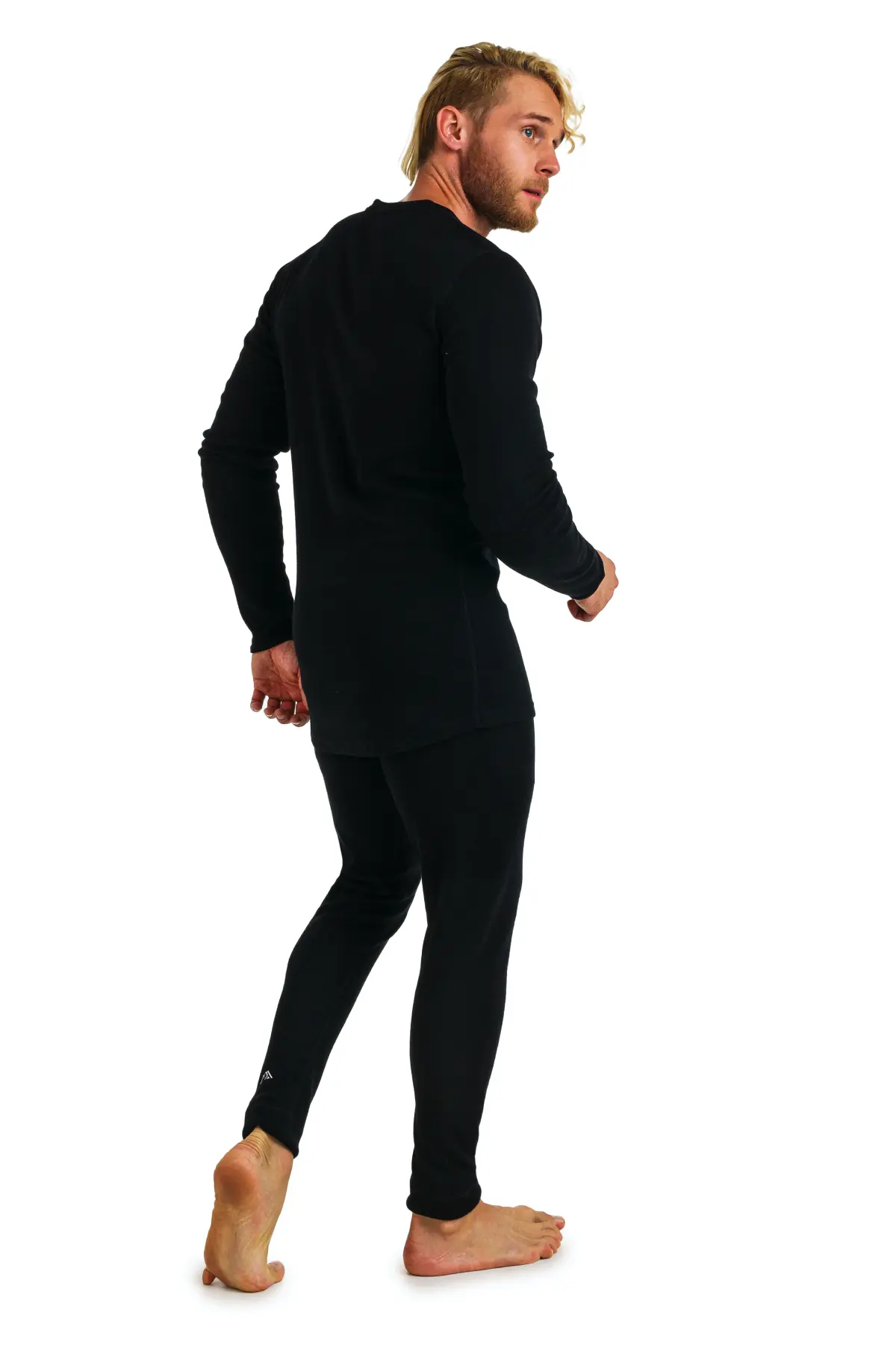 Men's Merino Thermal Set 320 Black - Image 3