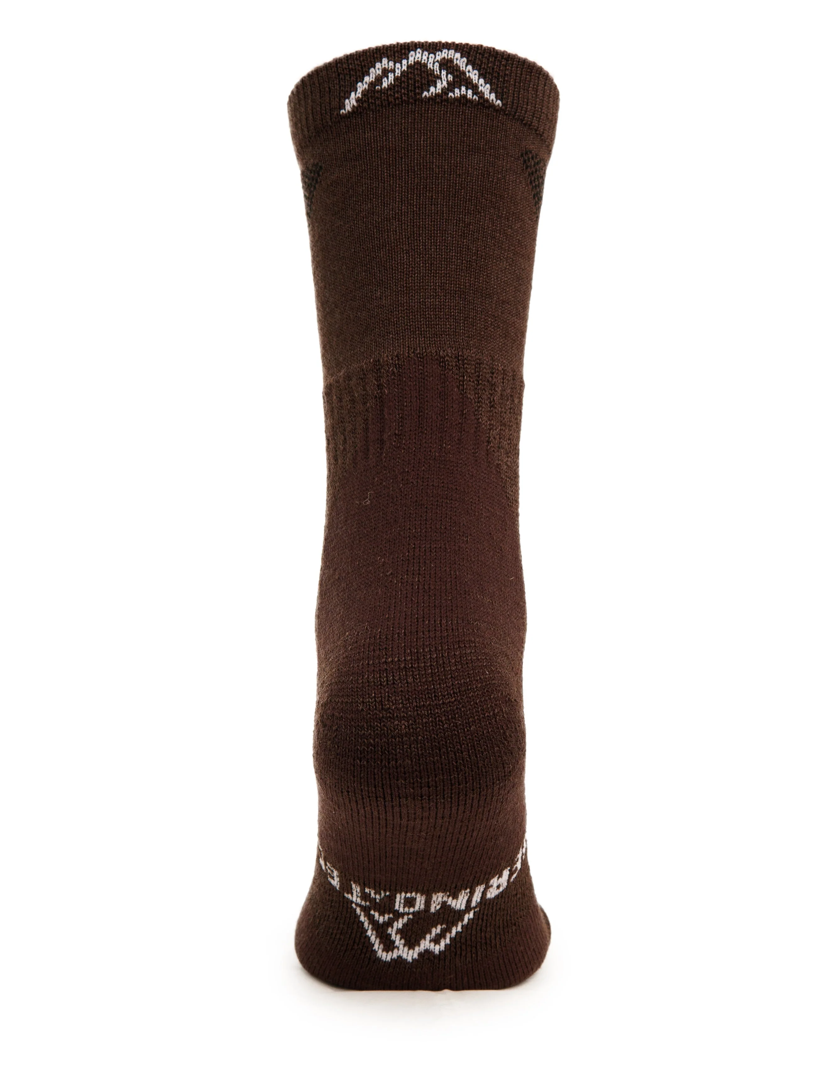 Merino Wool Hiking Socks - (Pack of 3) Brown - Image 5