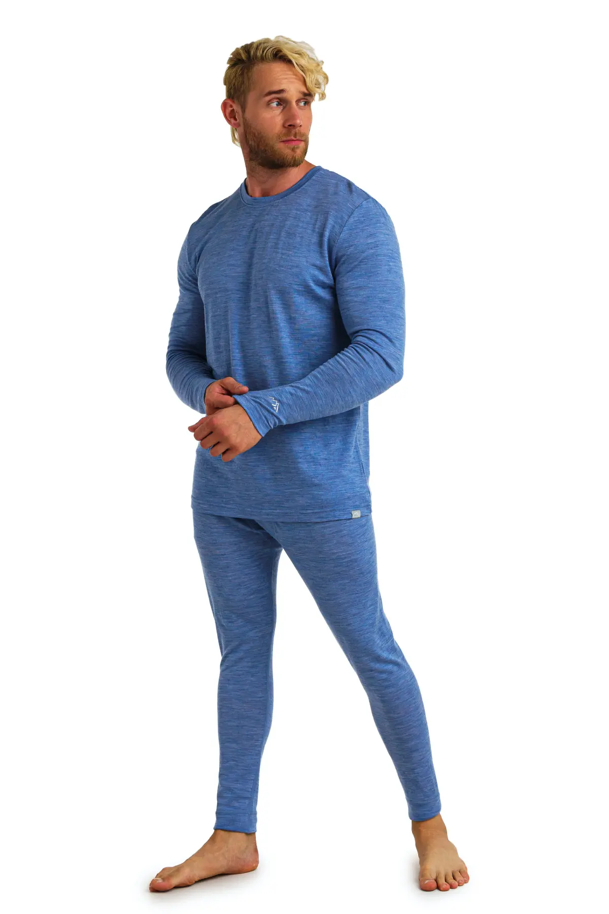 Men's Merino Thermal Set 165 Deep Blue - Image 3