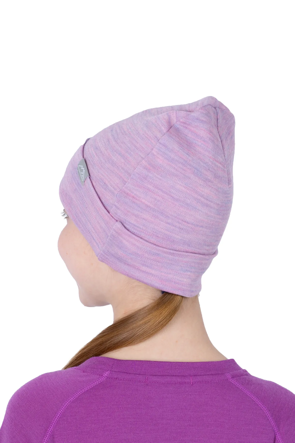 Kids' Beanie Heather Lilac - Image 4