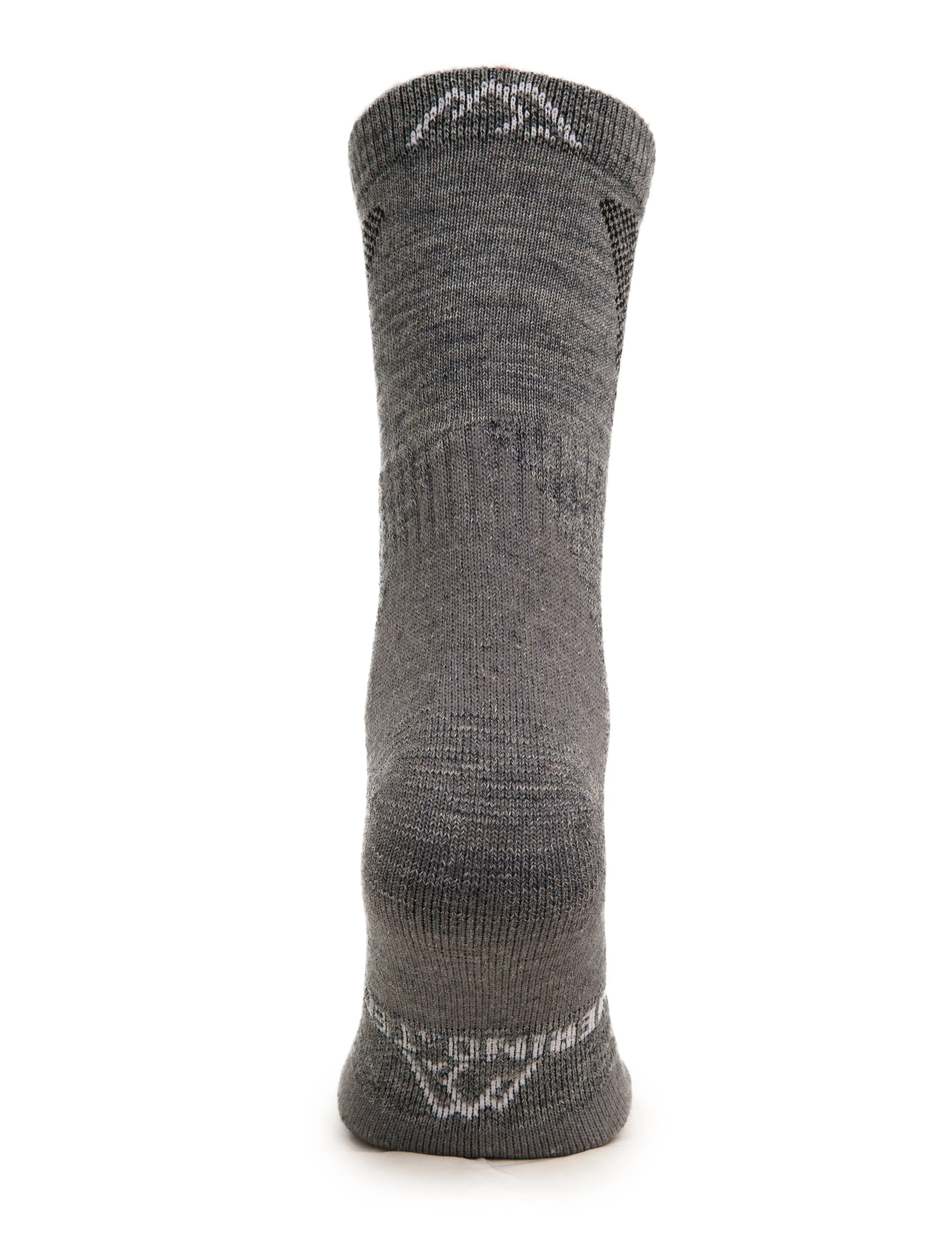 Merino Wool Hiking Socks - (Pack of 3) Light Grey - Image 5