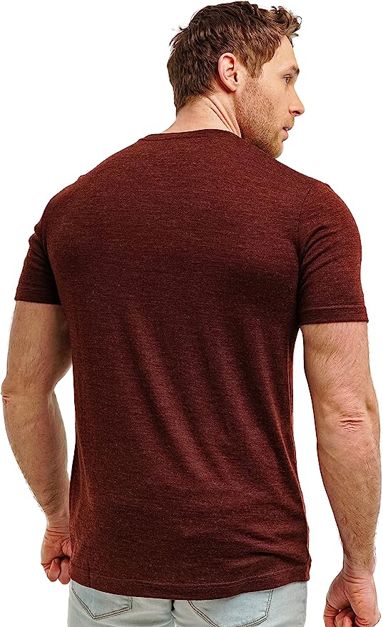 Men's Merino T-shirt 180 Bordo - Image 2