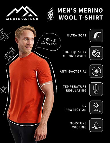 Men's Merino T-shirt 180 Woodland Grey - Image 3