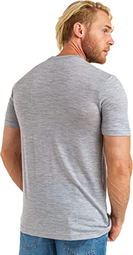 Men's Merino T-shirt 180 Heathered Grey - Image 2