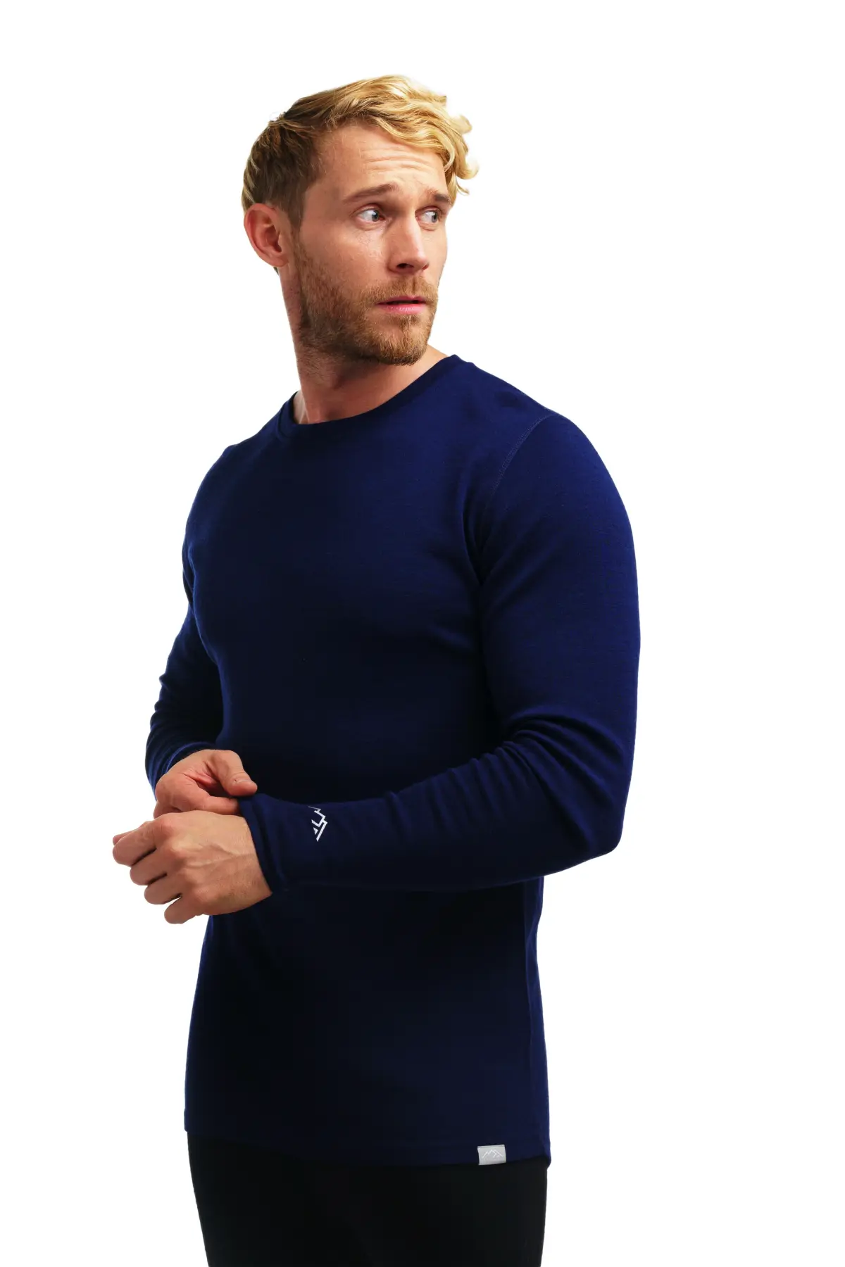 Men's Merino Long Sleeve 250 Navy - Image 3
