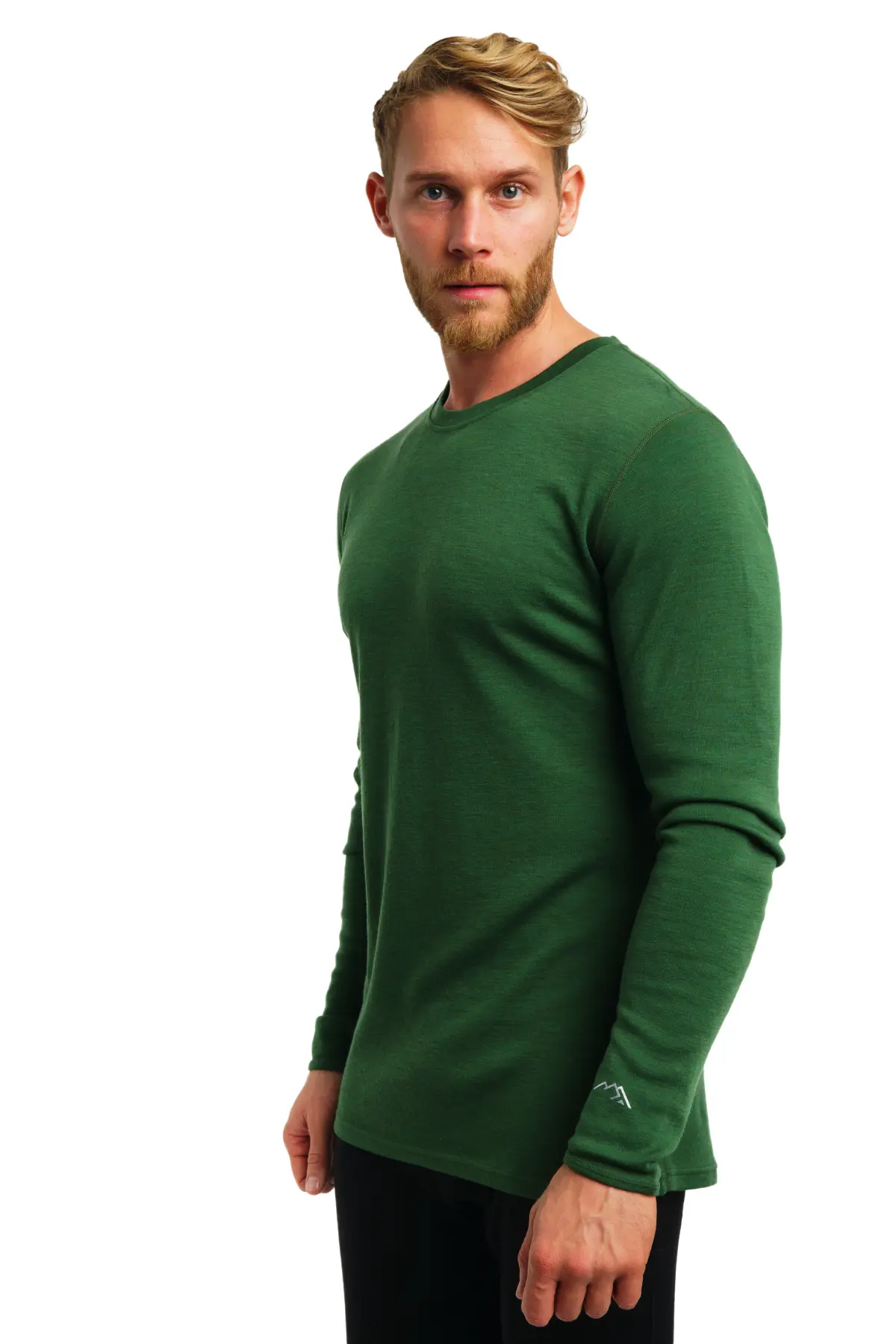 Men's Merino Long Sleeve 250 Olive - Image 3