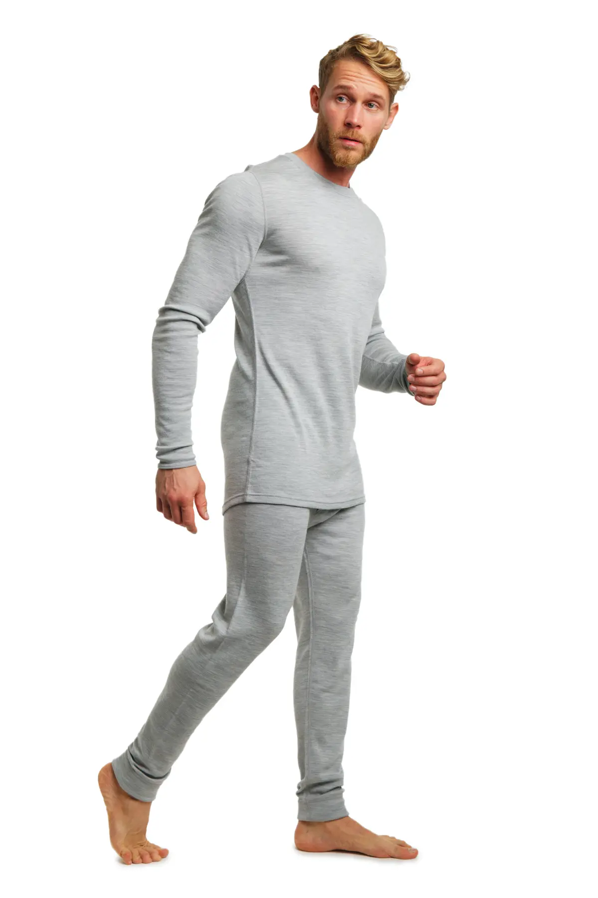 Men's Merino Thermal Set 250 Heather Grey - Image 3