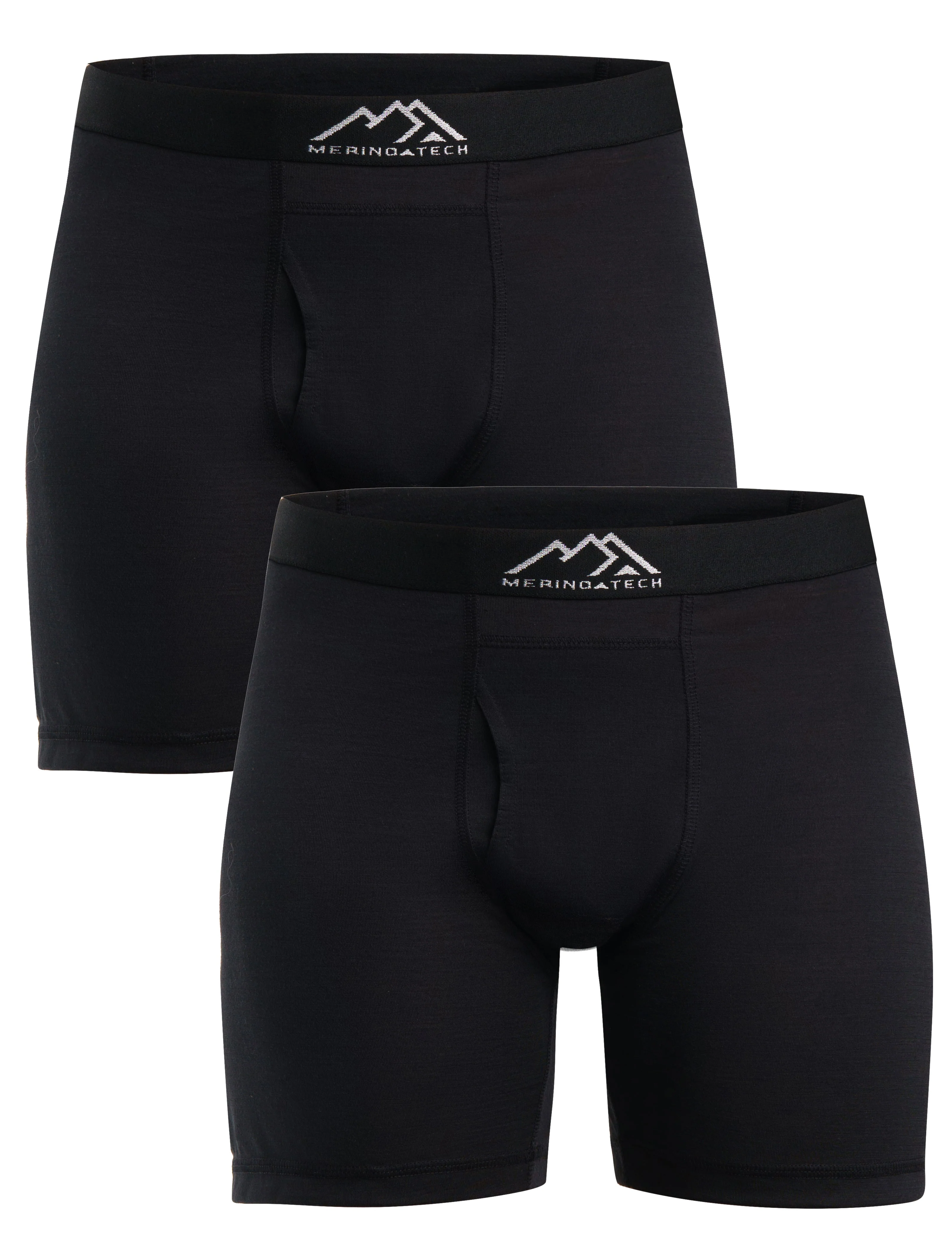 Men's Merino Boxers 190 Brief Rusty Black (2 Pack)