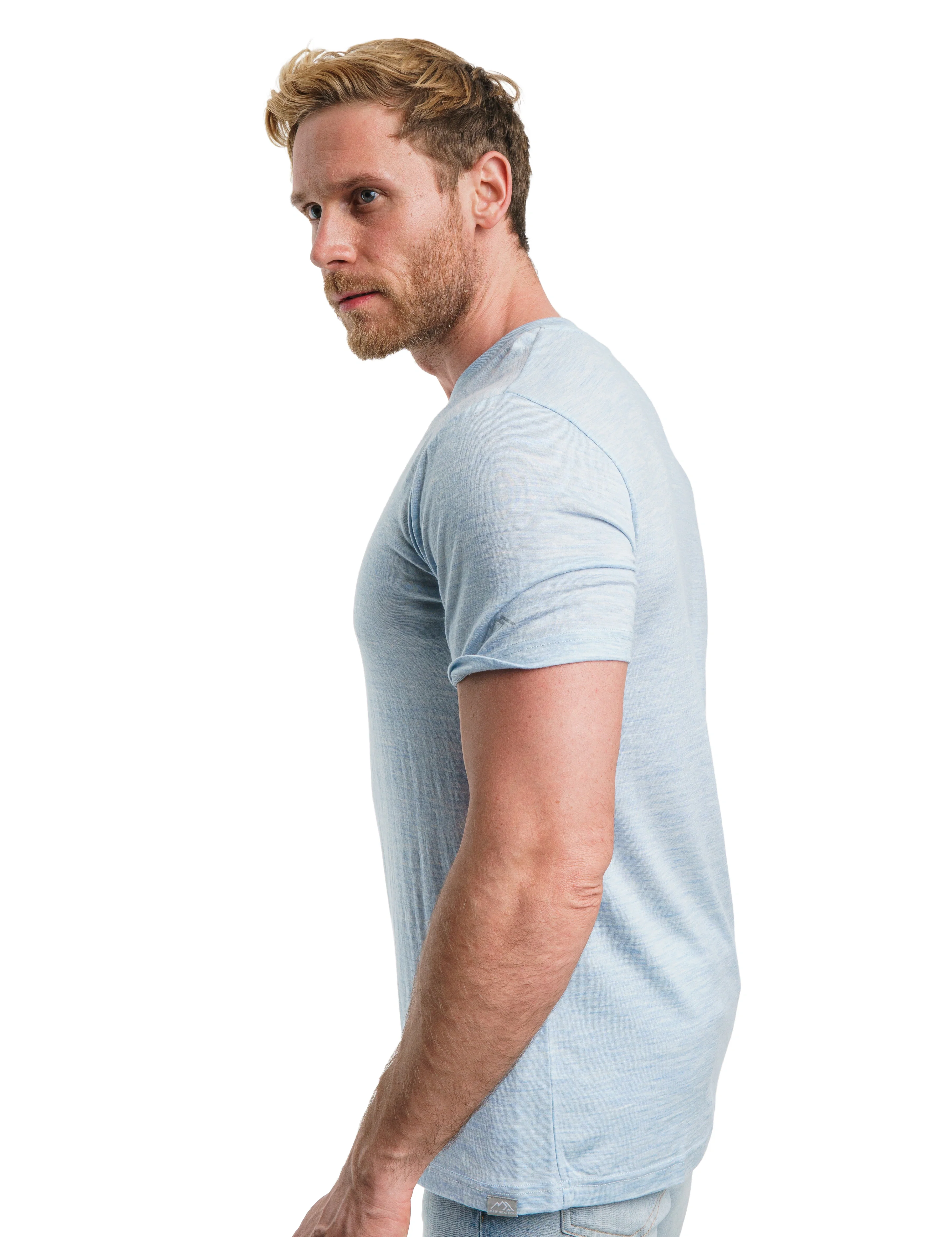 Men's Merino T-shirt 180 Arctic Blue (+socks) - Image 3