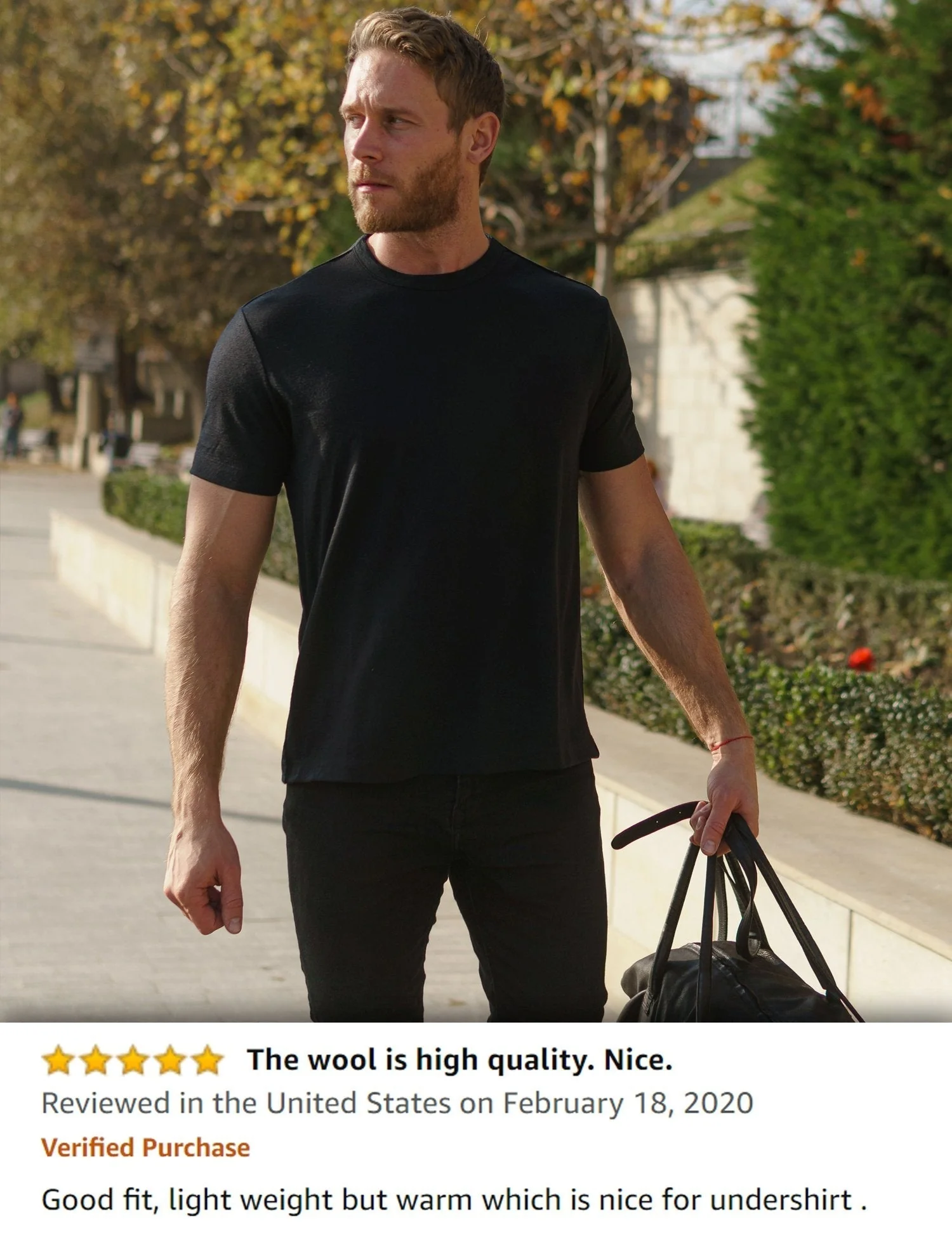 Men's Merino T-shirt 180 Bordo Wine (+socks) - Image 7