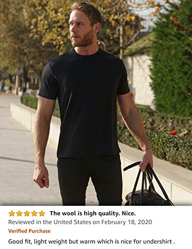 Men's Merino T-shirt 180 Burgundy Wine (+socks) - Image 7