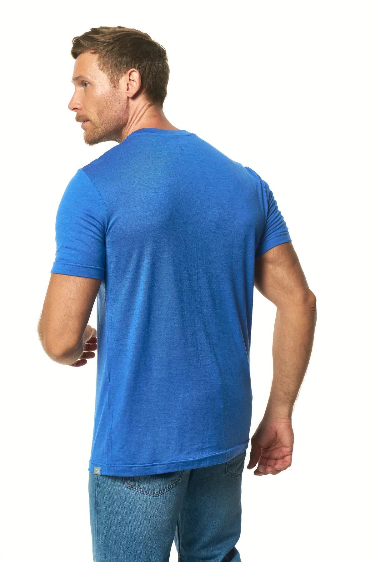 Men's Merino T-shirt 180 Cobalt Blue (+socks) - Image 7