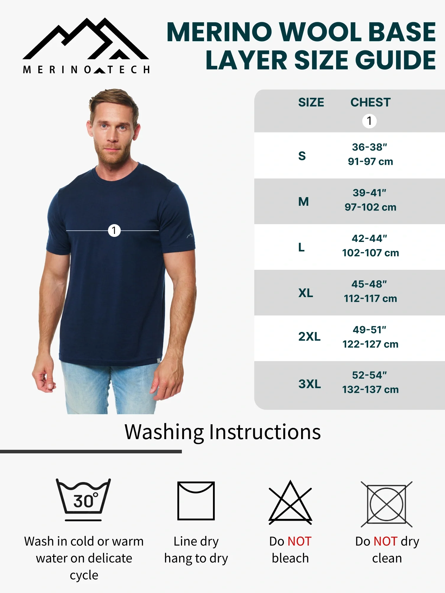 Men's Merino T-shirt 180 Arctic Ice - Image 4