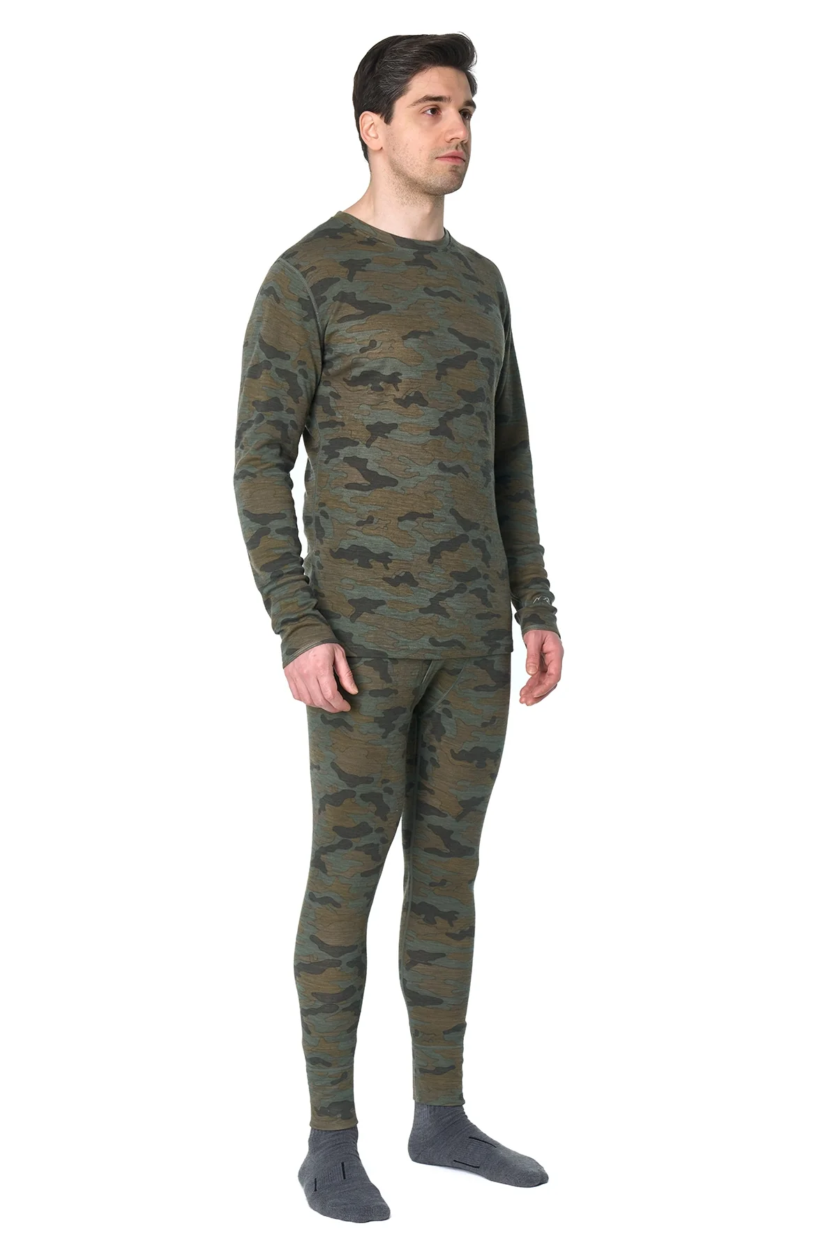 Men's Merino Thermal Set 250 Camo - Image 4