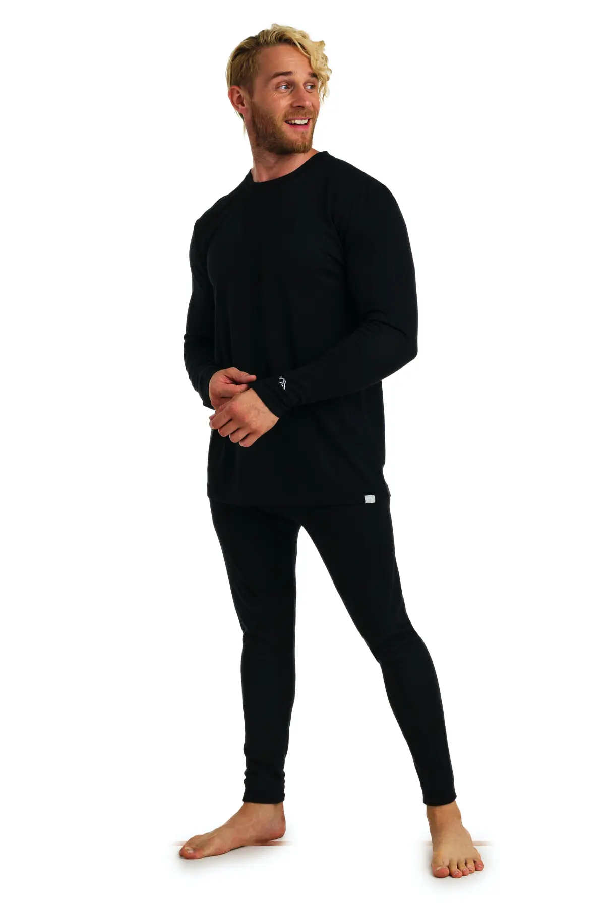 Men's Merino Thermal Set 165 Black - Image 3