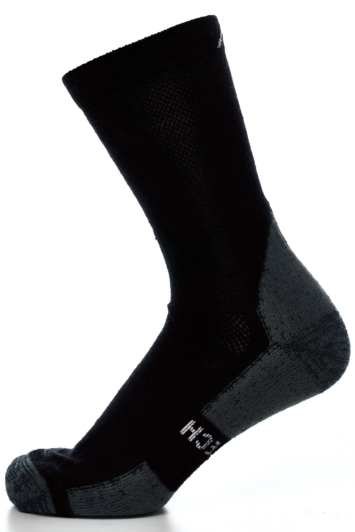 Merino Wool Hunting Socks - (Pack of 3) Black - Image 3