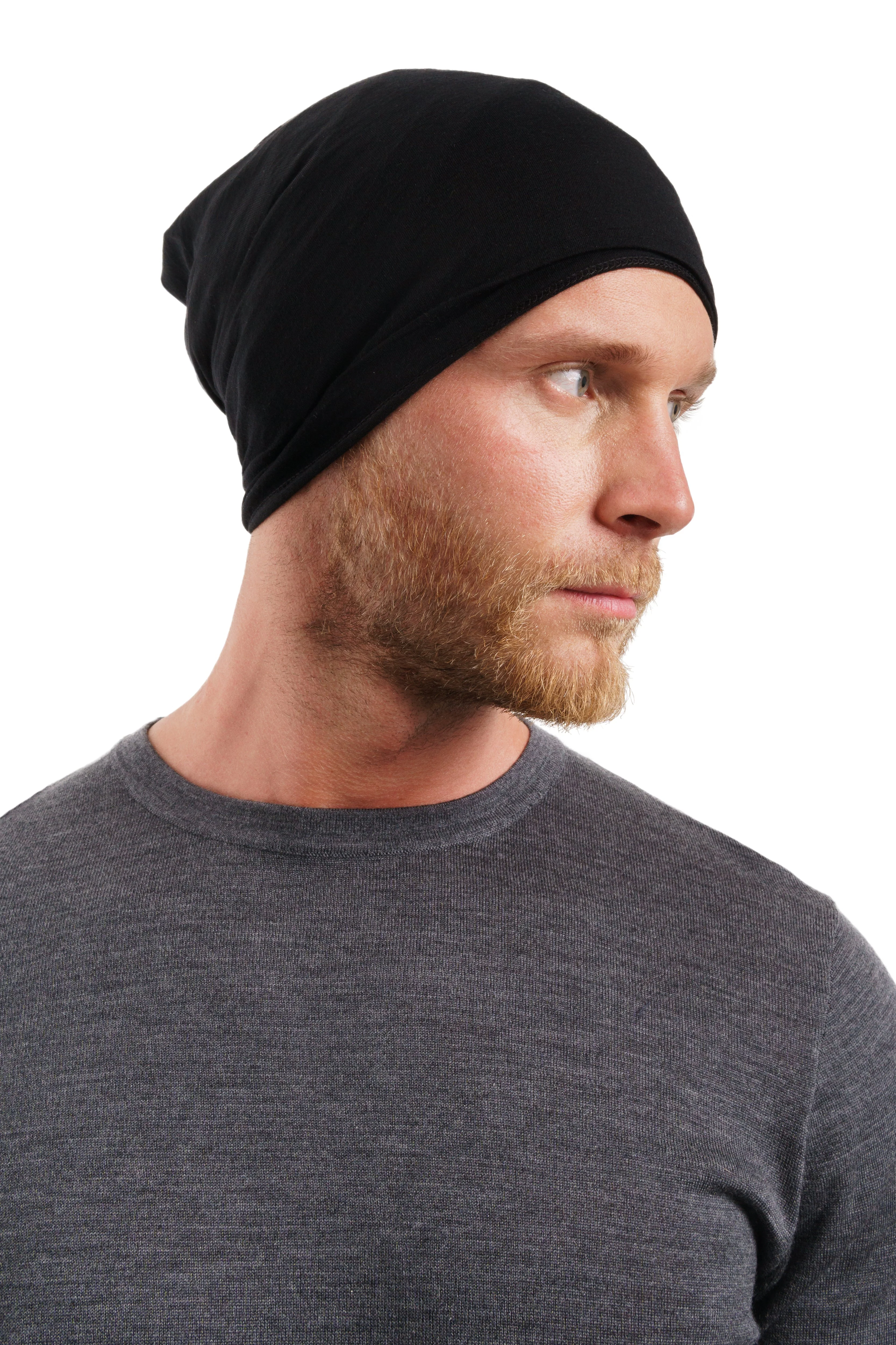 Merino Neck Gaiter 165 Black - Image 3