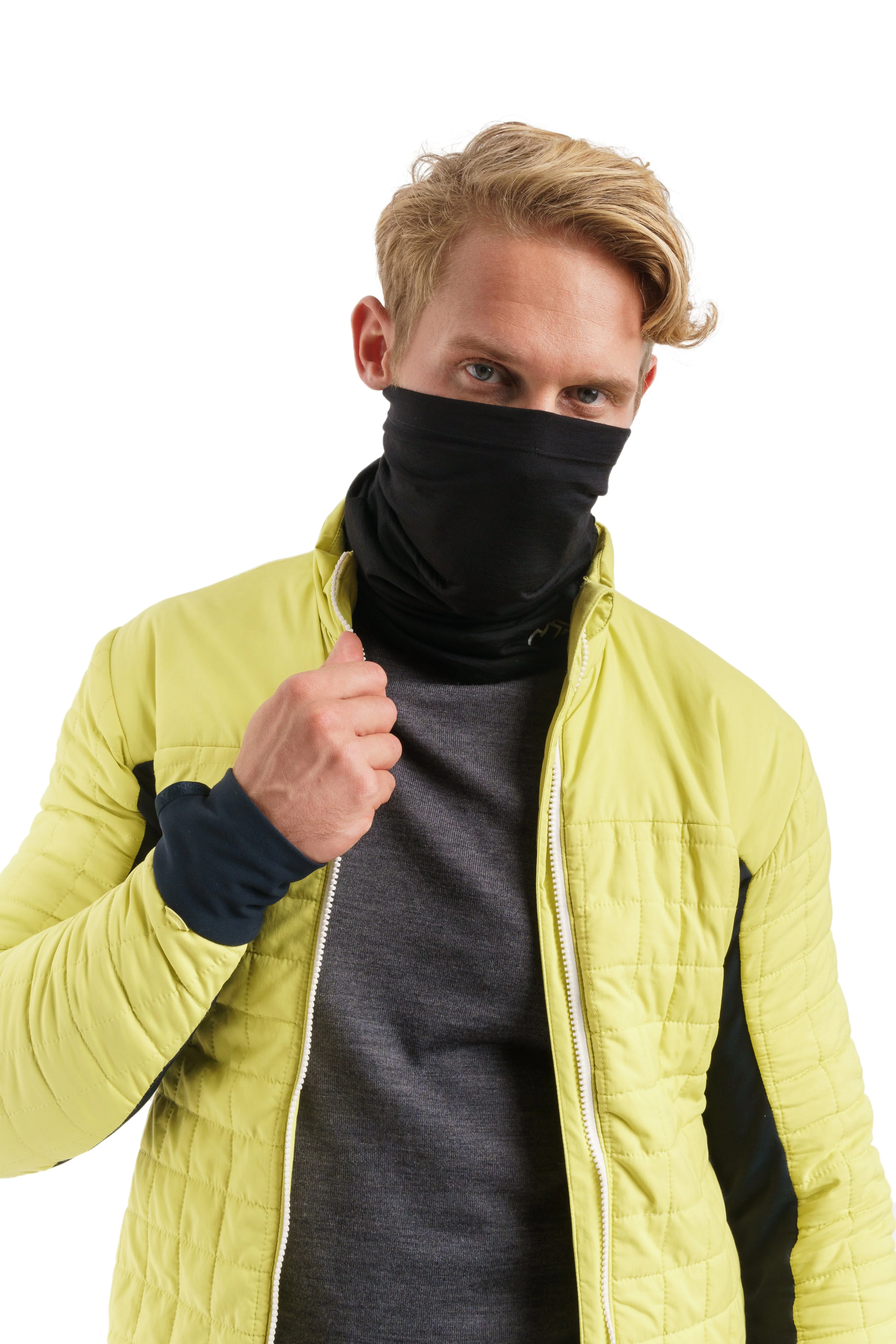 Merino Neck Gaiter 165 Black - Image 6