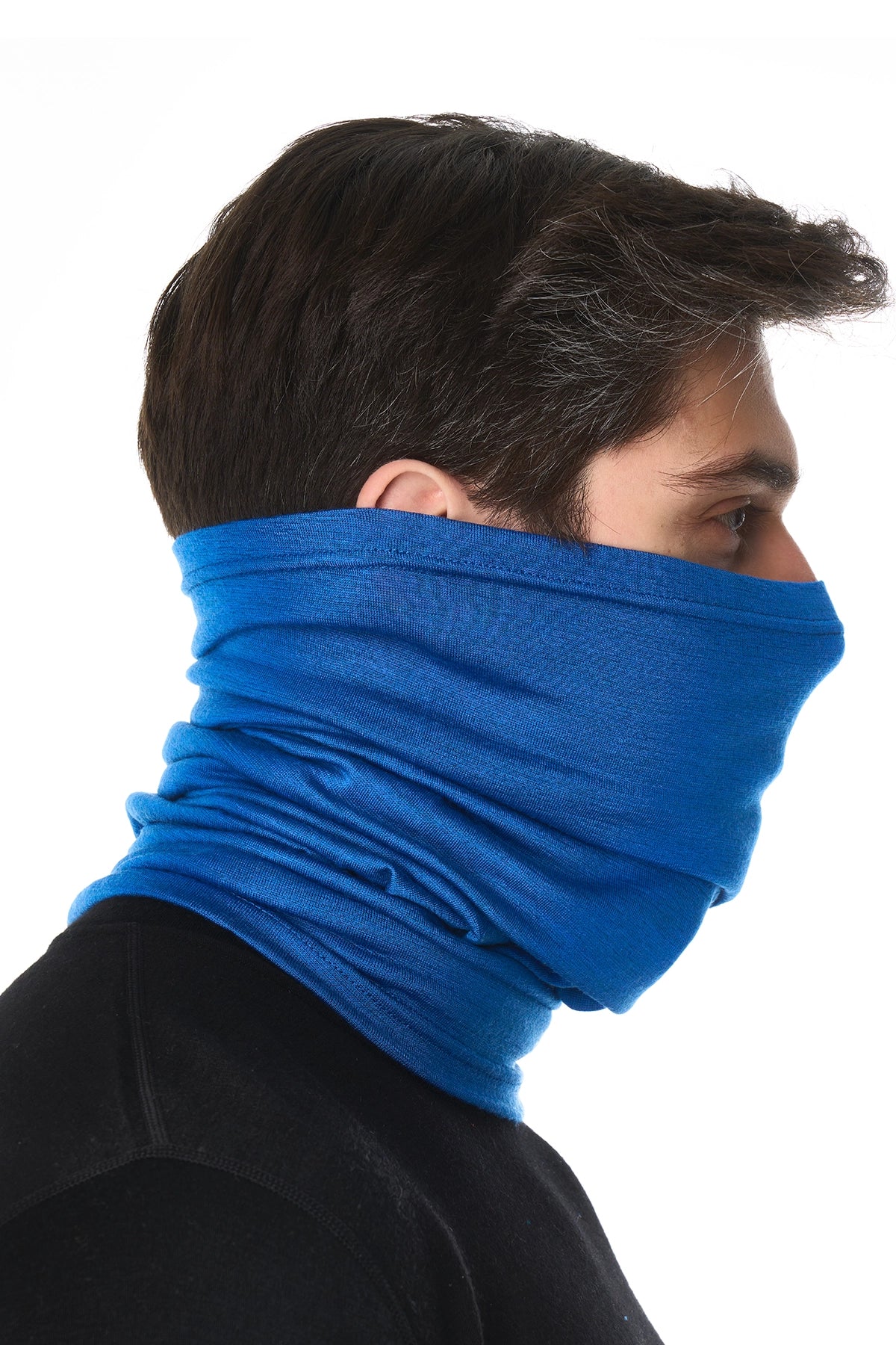 Merino Neck Gaiter 165 Sky Blue - Image 6
