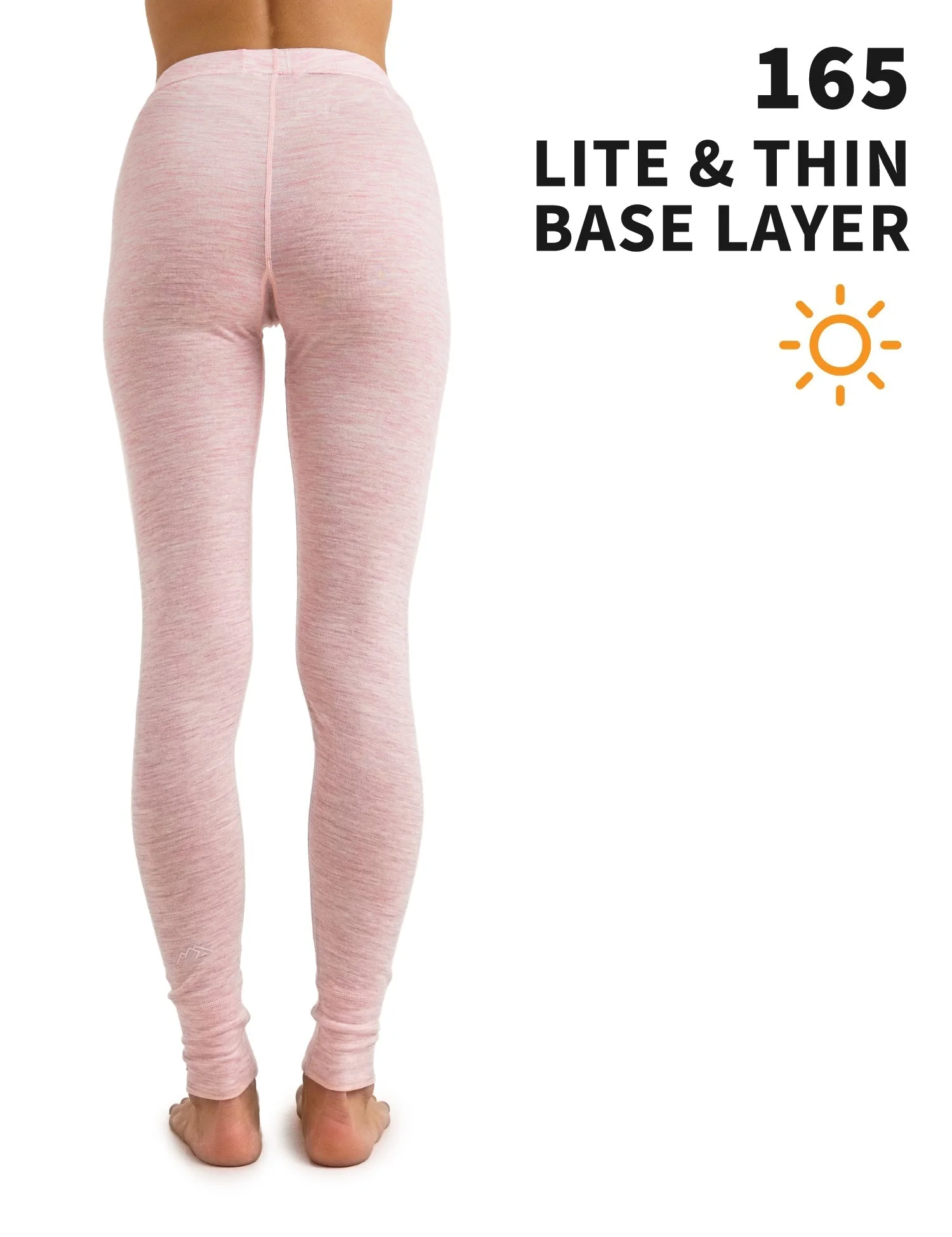 Women's Merino Pants 165 Pink Heather - Image 4