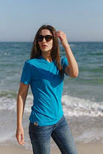 Women's Merino T-shirt 180 Heather Lilac | Crewneck - Image 5