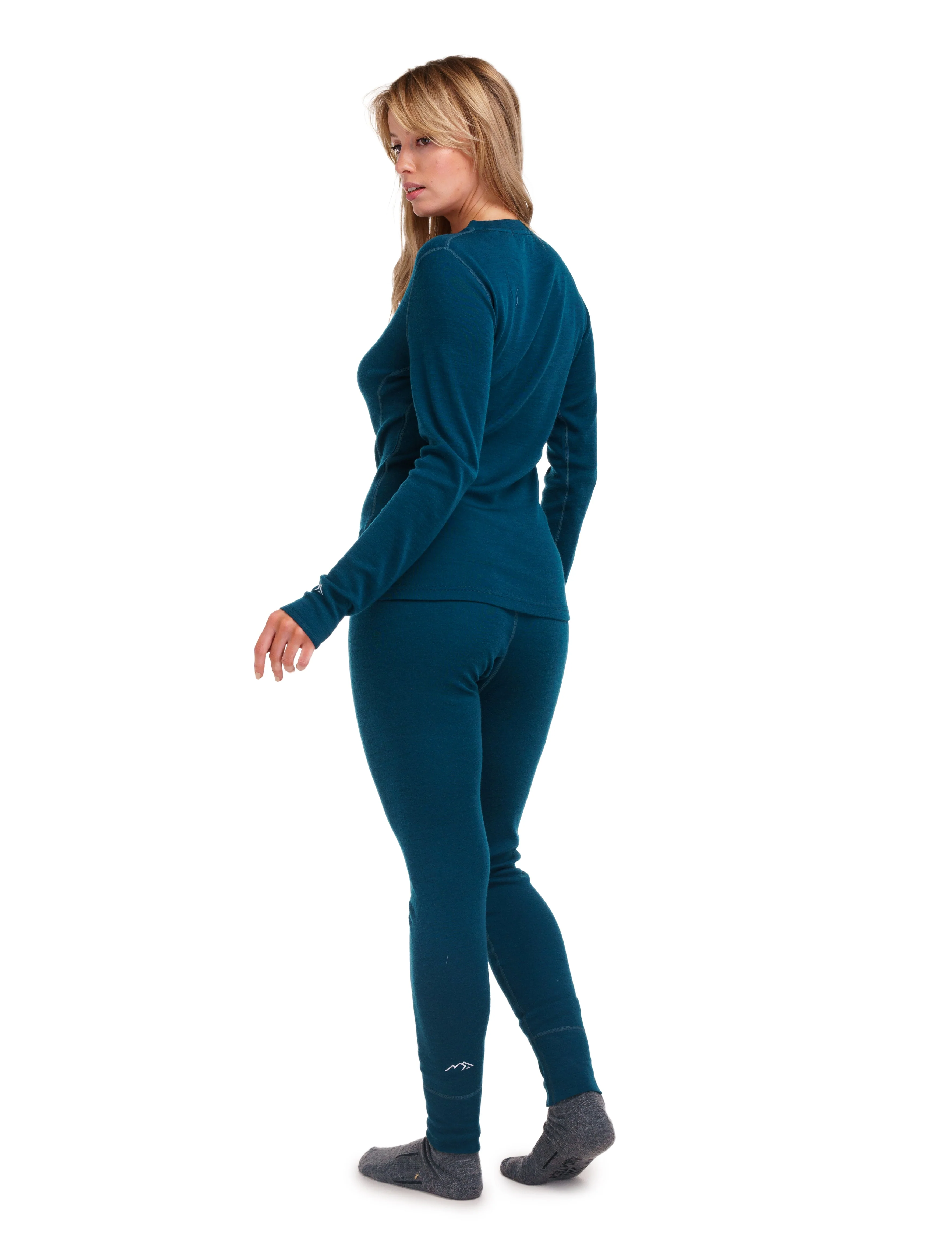 Women's Merino Thermal Set 250 Deep Teal - Image 3