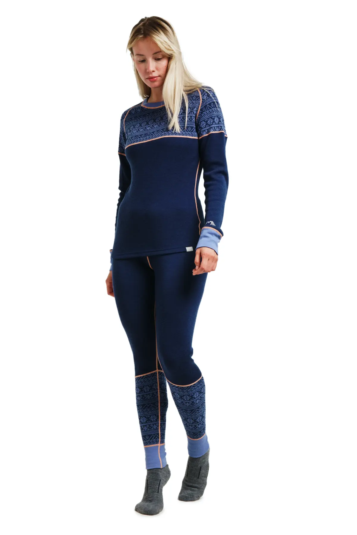 Women's Merino Thermal Set 250 Nordic Tale Berry - Image 3
