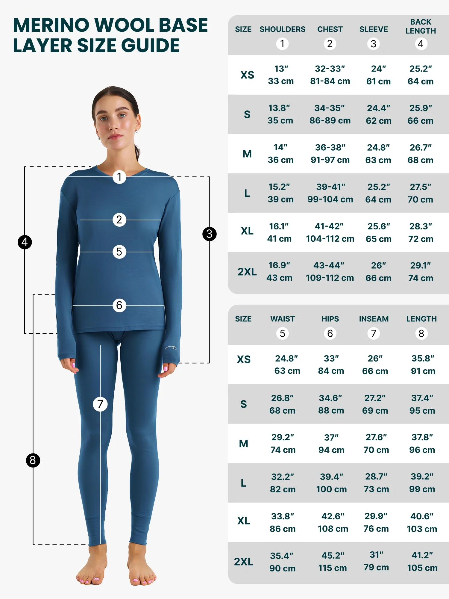 Women's Merino Thermal Set 250 Black - Image 5