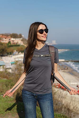 Women's Merino T-shirt 180 Forest Green | Crewneck (+socks) - Image 7